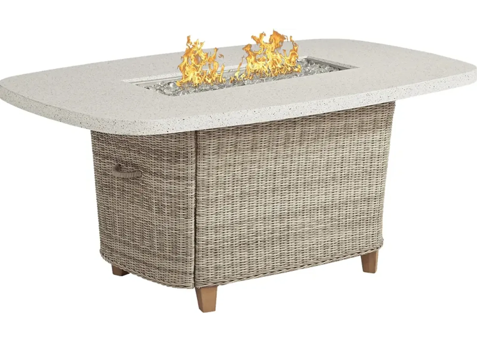 Hamptons Cove Gray Outdoor Fire Pit