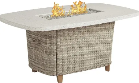Hamptons Cove Gray Outdoor Fire Pit