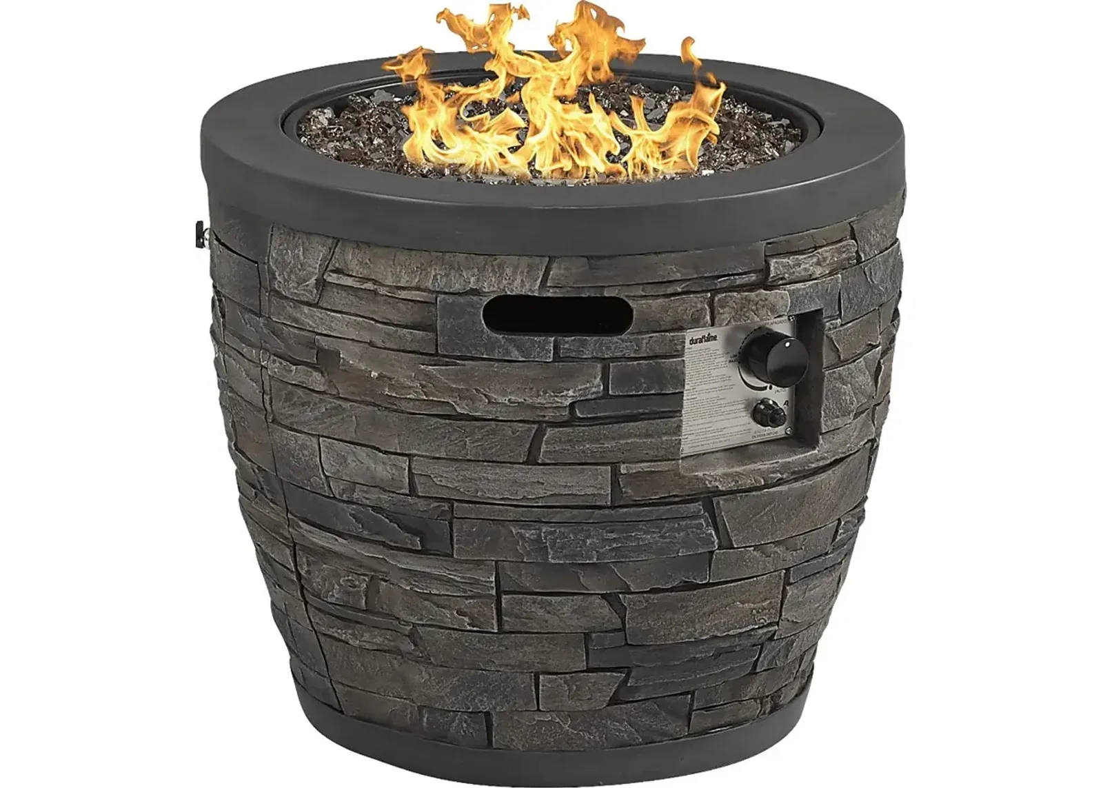 Alamo Heights Dark Gray Outdoor Fire Pit