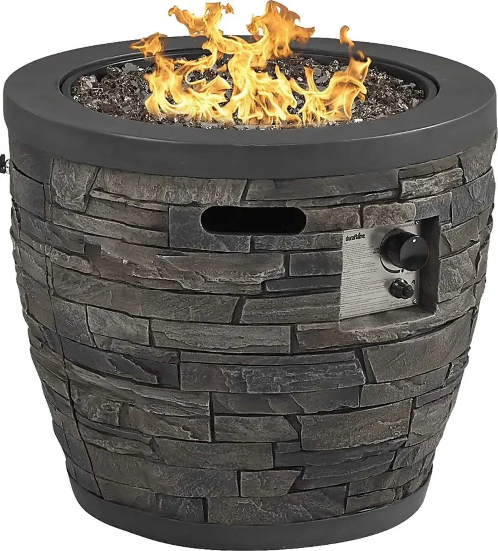 Alamo Heights Dark Gray Outdoor Fire Pit