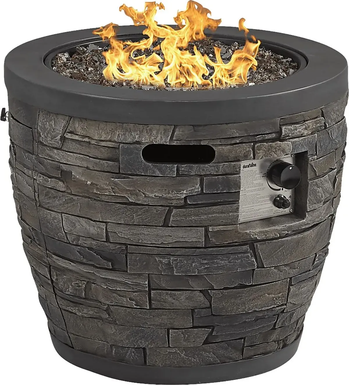 Alamo Heights Dark Gray Outdoor Fire Pit