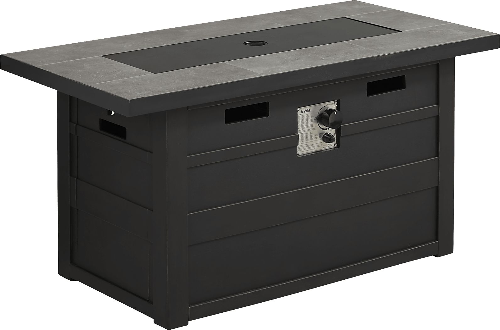 Aledo Dark Gray Outdoor Fire Pit