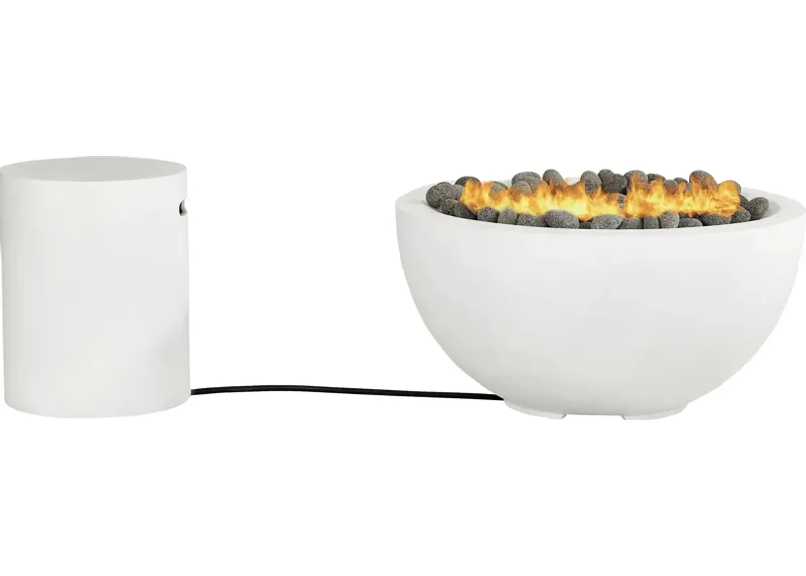 Phoenix White Bowl Fire Pit