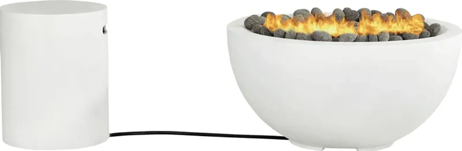 Phoenix White Bowl Fire Pit