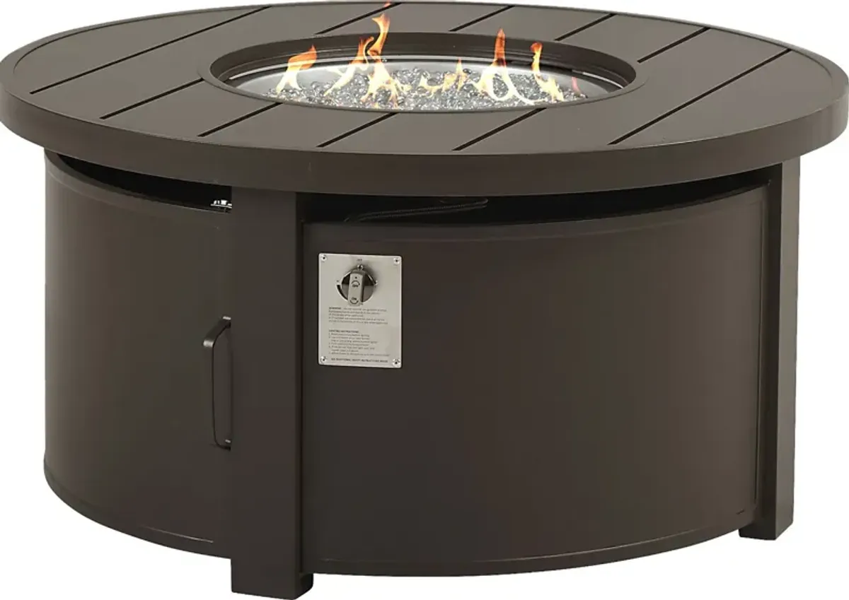 Lake Breeze Aged Bronze 44 in. Round Outdoor Fire Pit