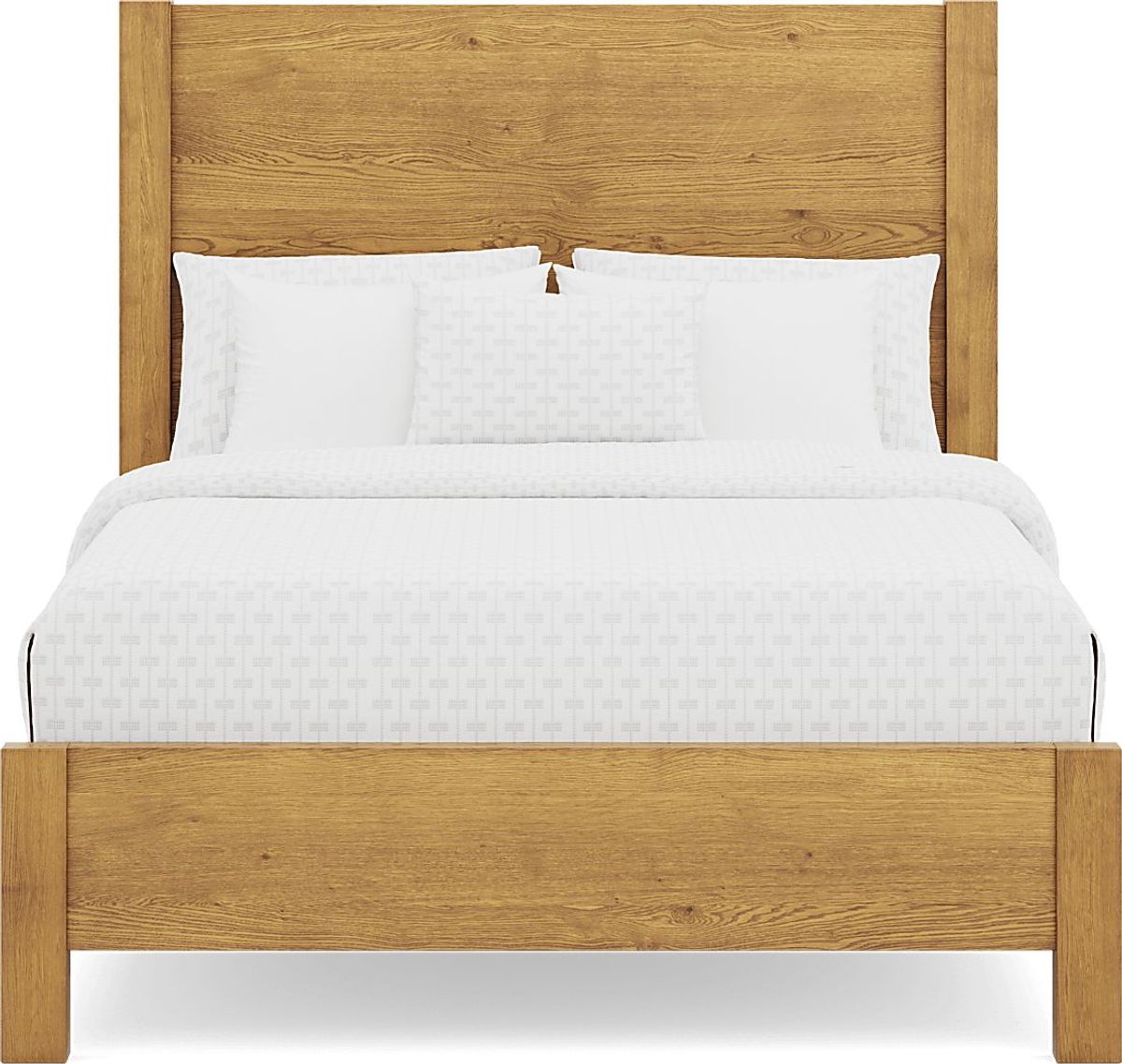 Ithaca Natural 3 Pc Queen Panel Bed