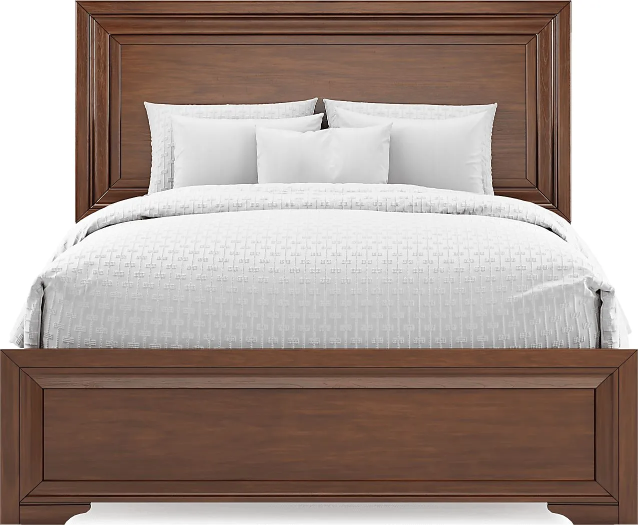 Belcourt Brown Cherry 3 Pc Queen Panel Bed