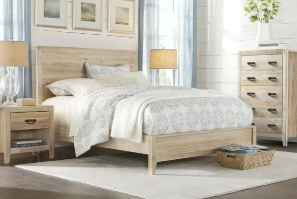 Palm Grove Taffy 5 Pc King Panel Bedroom