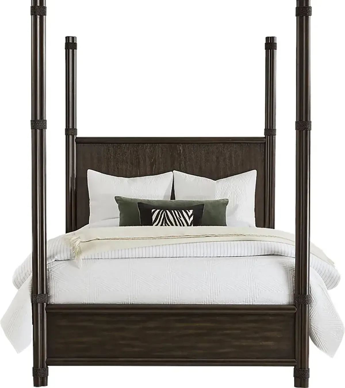 Vineyard Estates Brown 3 Pc King Poster Bed