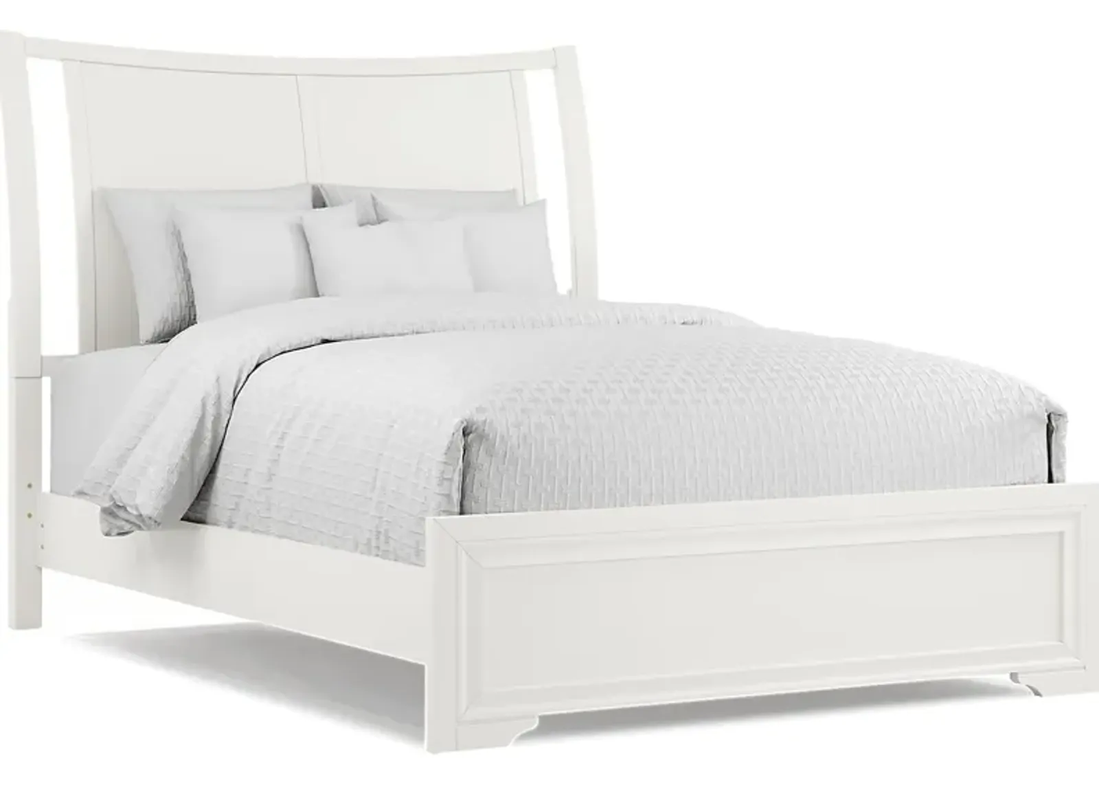 Belcourt White 3 Pc Queen Sleigh Bed