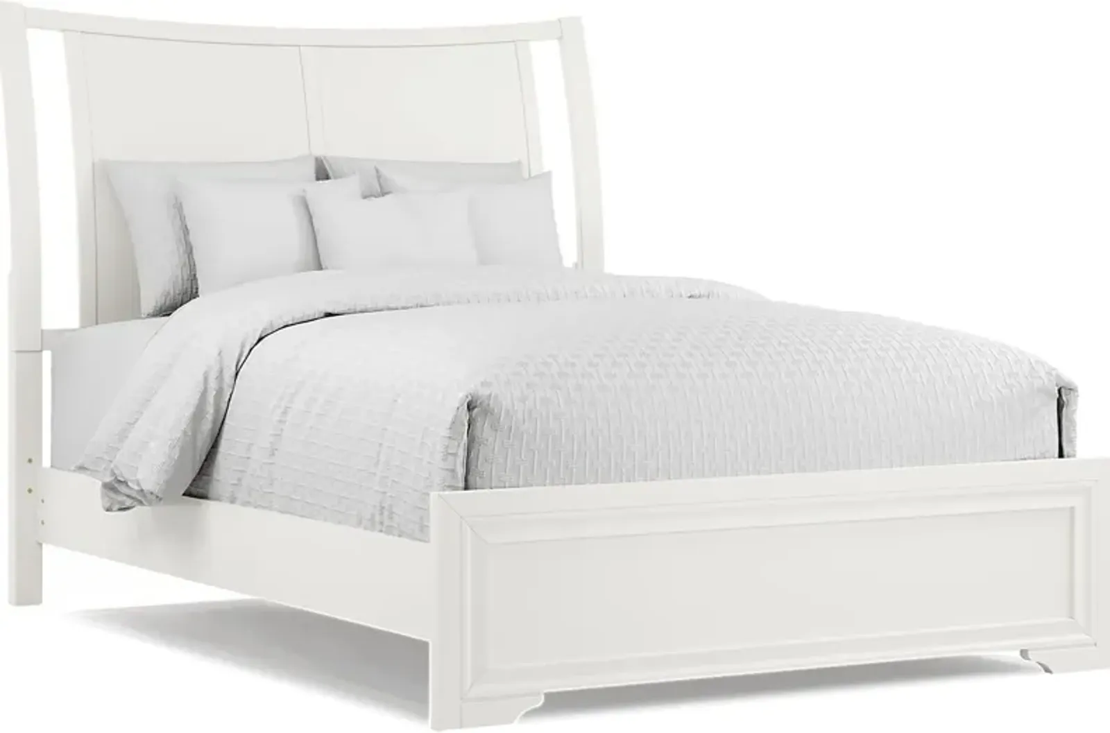 Belcourt White 3 Pc Queen Sleigh Bed