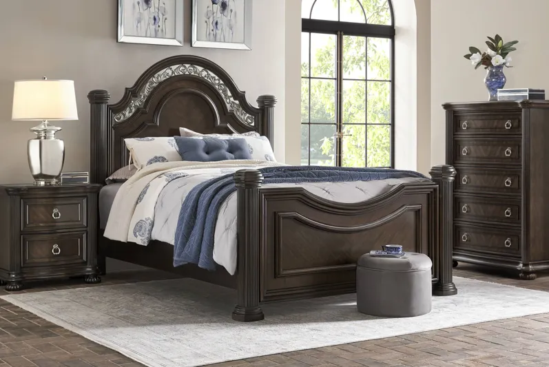 Gallagher Avenue Brown 5 Pc King Bedroom