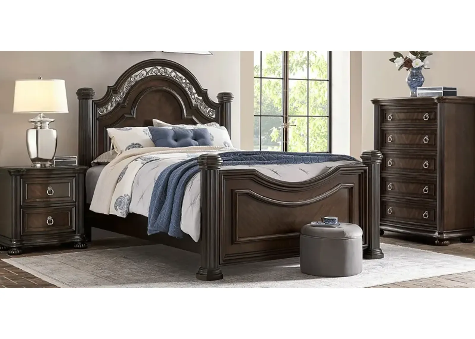 Gallagher Avenue Brown 5 Pc King Bedroom