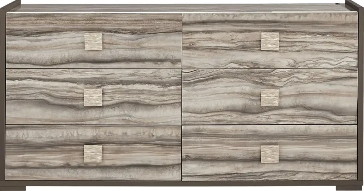 Monterosso Tan 7 Pc King Panel Bedroom