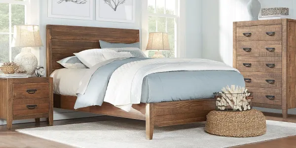 Palm Grove Brown 5 Pc Queen Bedroom