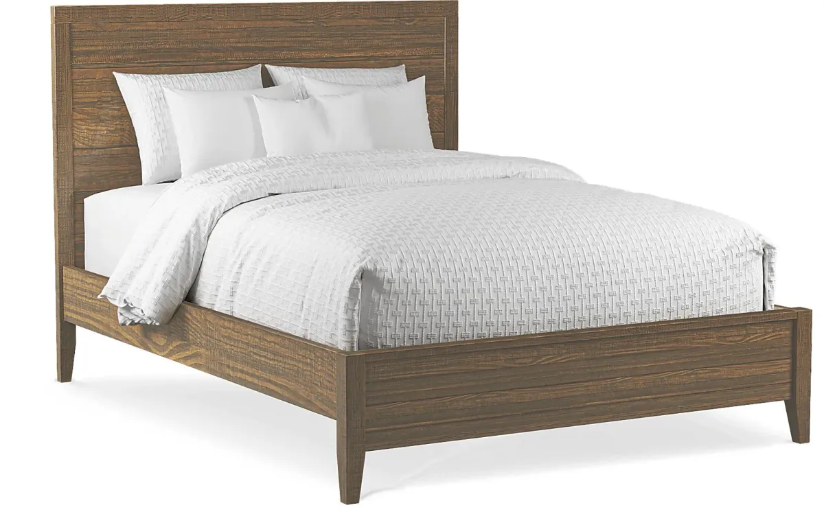 Palm Grove Brown 5 Pc King Panel Bedroom
