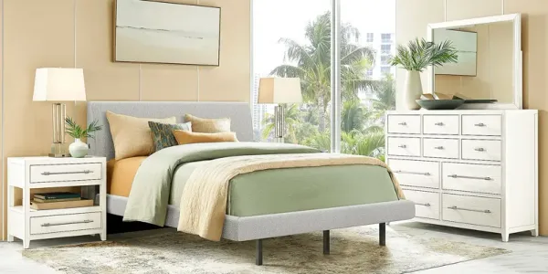 Aruba Gray 5 Pc Queen Bedroom