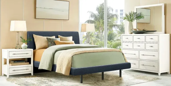 Aruba Blue 5 Pc Queen Bedroom