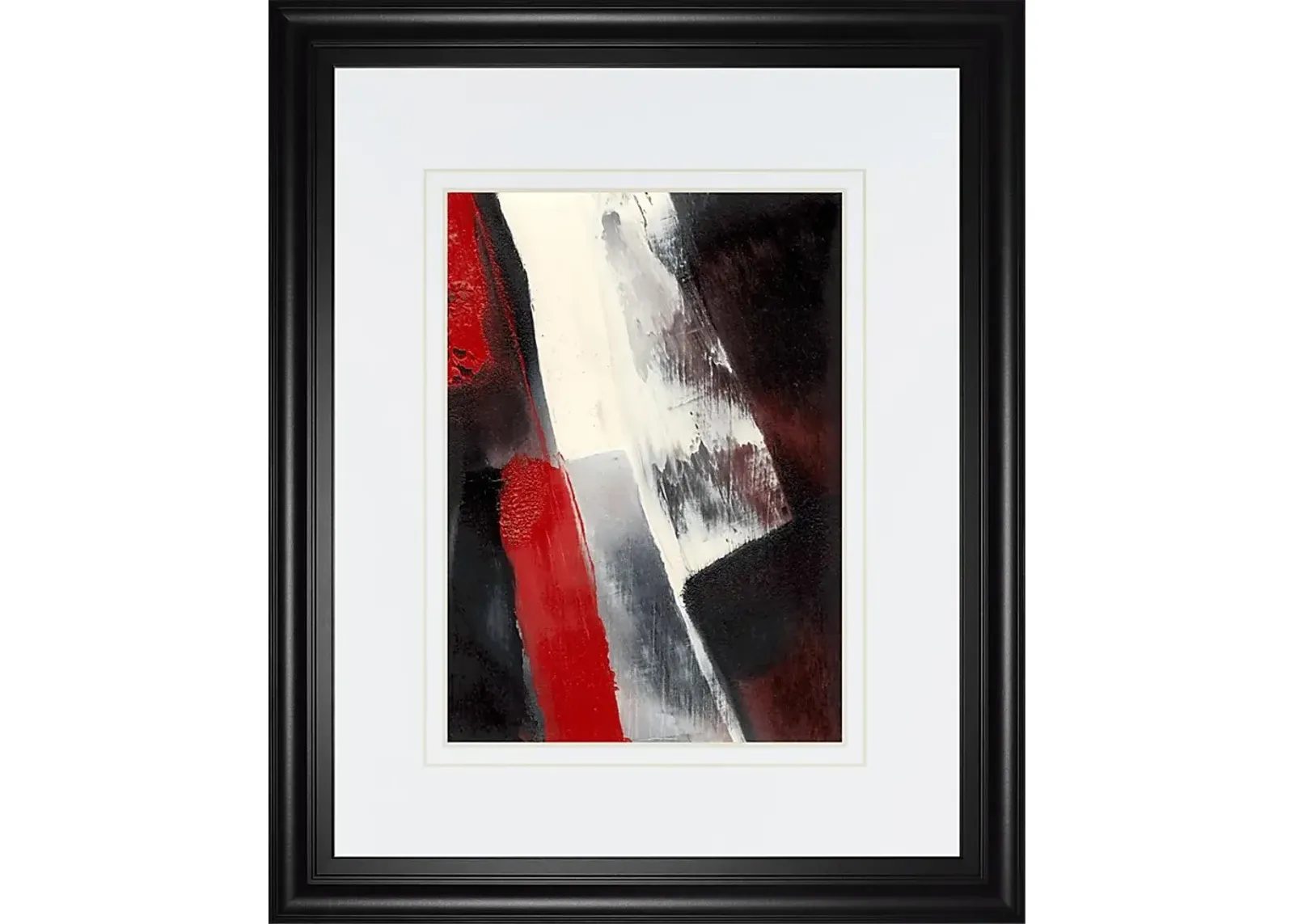 Cherrier Black Red Framed Wall Art