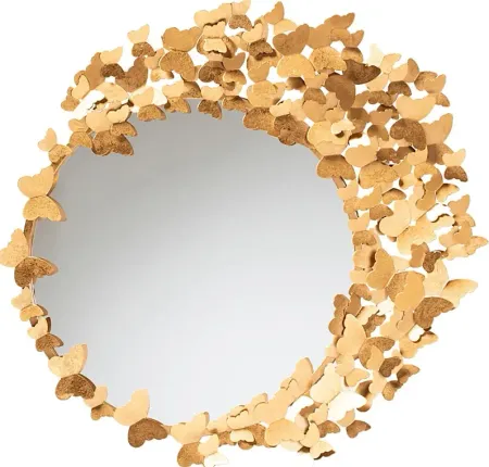 Meacham Gold Mirror