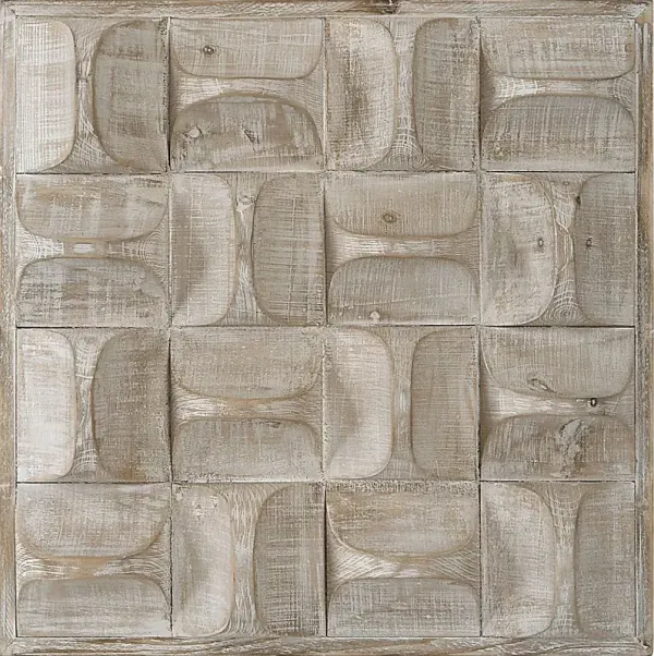 Jumano White Wall Art