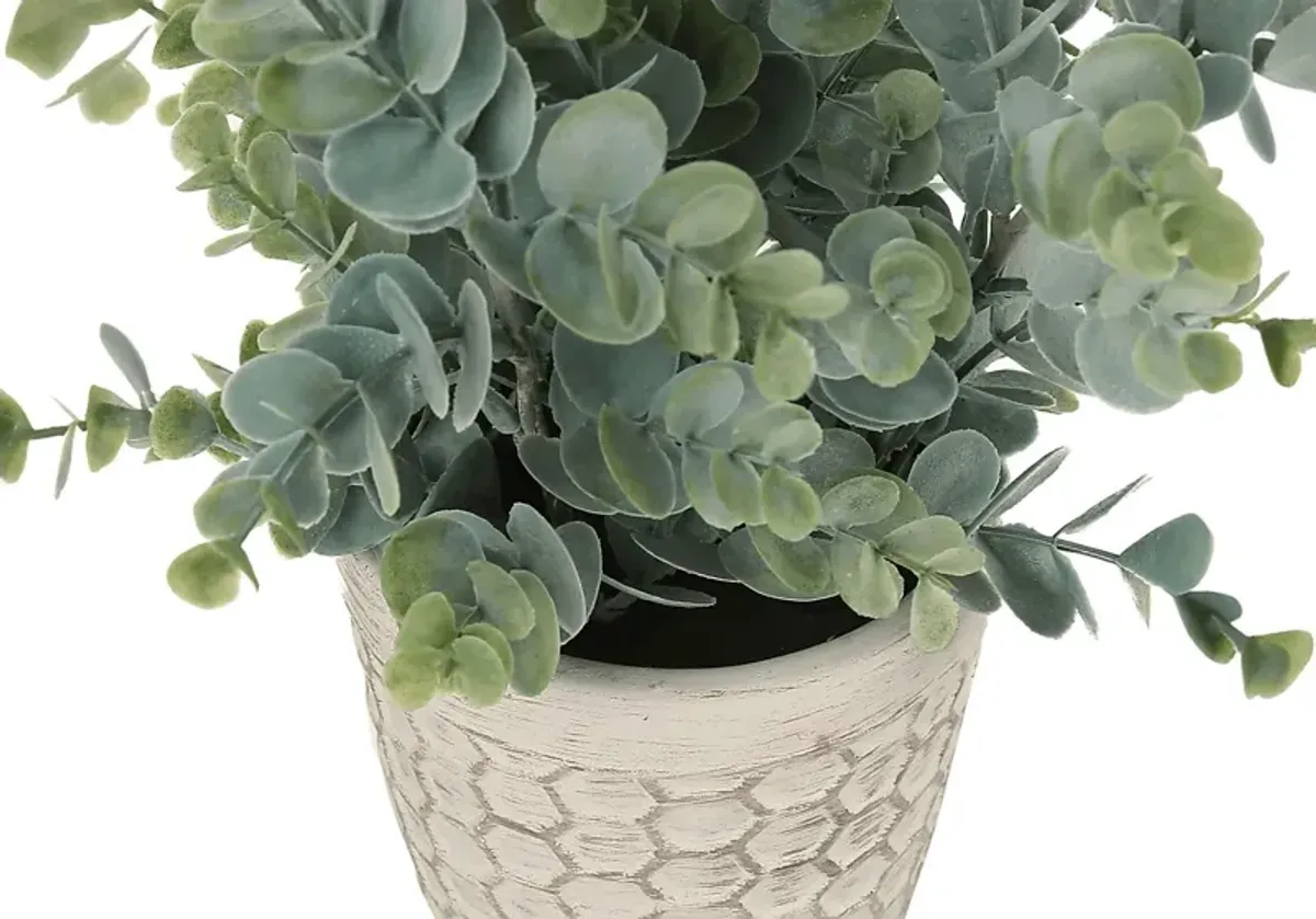 Waterberg Green Artificial Eucalyptus Plant, Set of 2