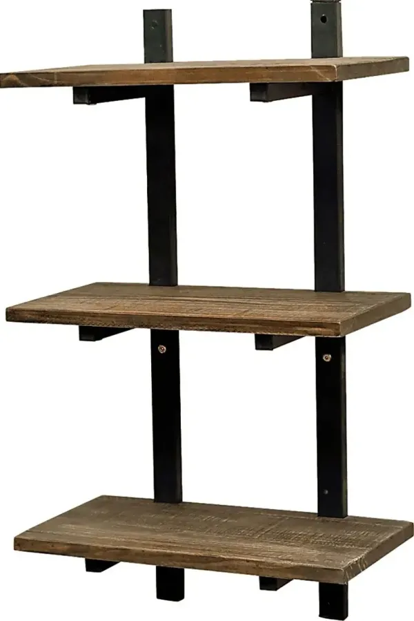 Kenarra I Brown Wall Shelf