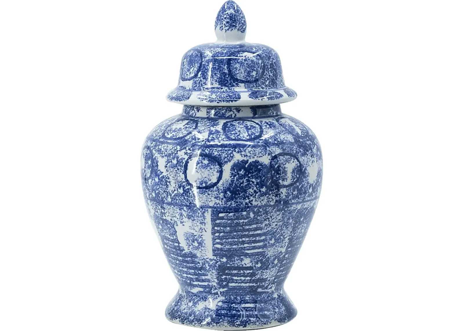 Ifan II Blue Ginger Jar, Small