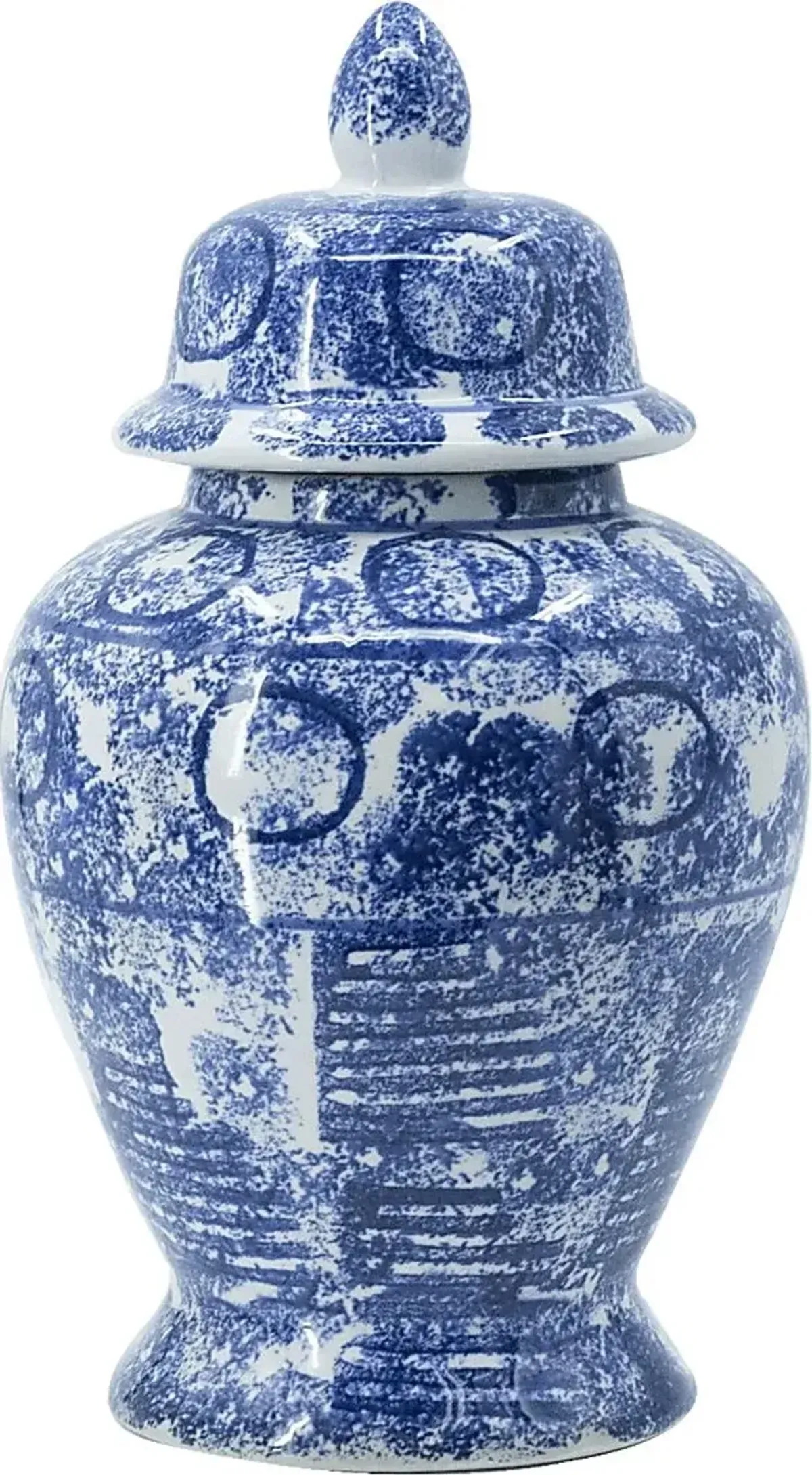 Ifan II Blue Ginger Jar, Small