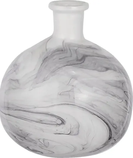 Griffinscape II White Vase