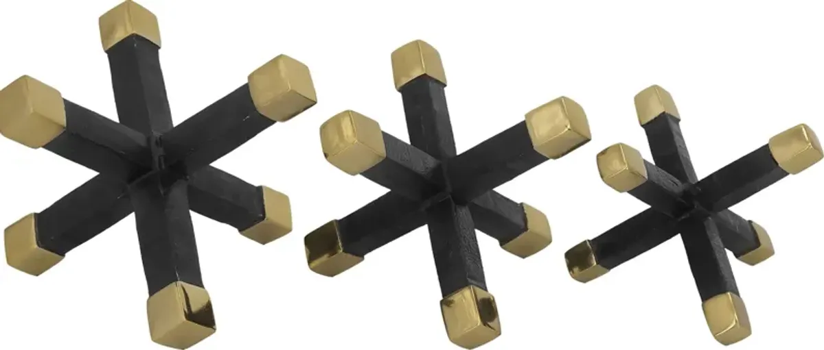 Nemotors Black Sculpture, Set of 3