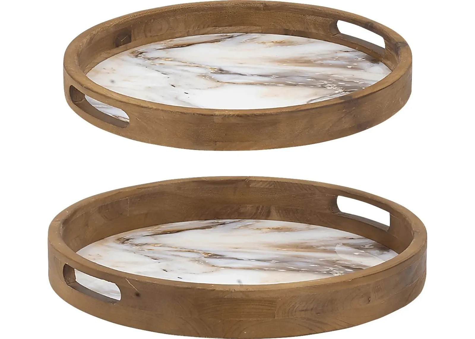 Impisi Brown Tray, Set of 2