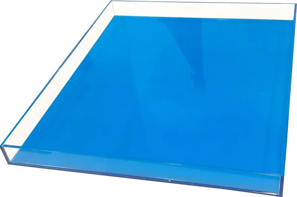 Jadelane II Neon Blue Tray