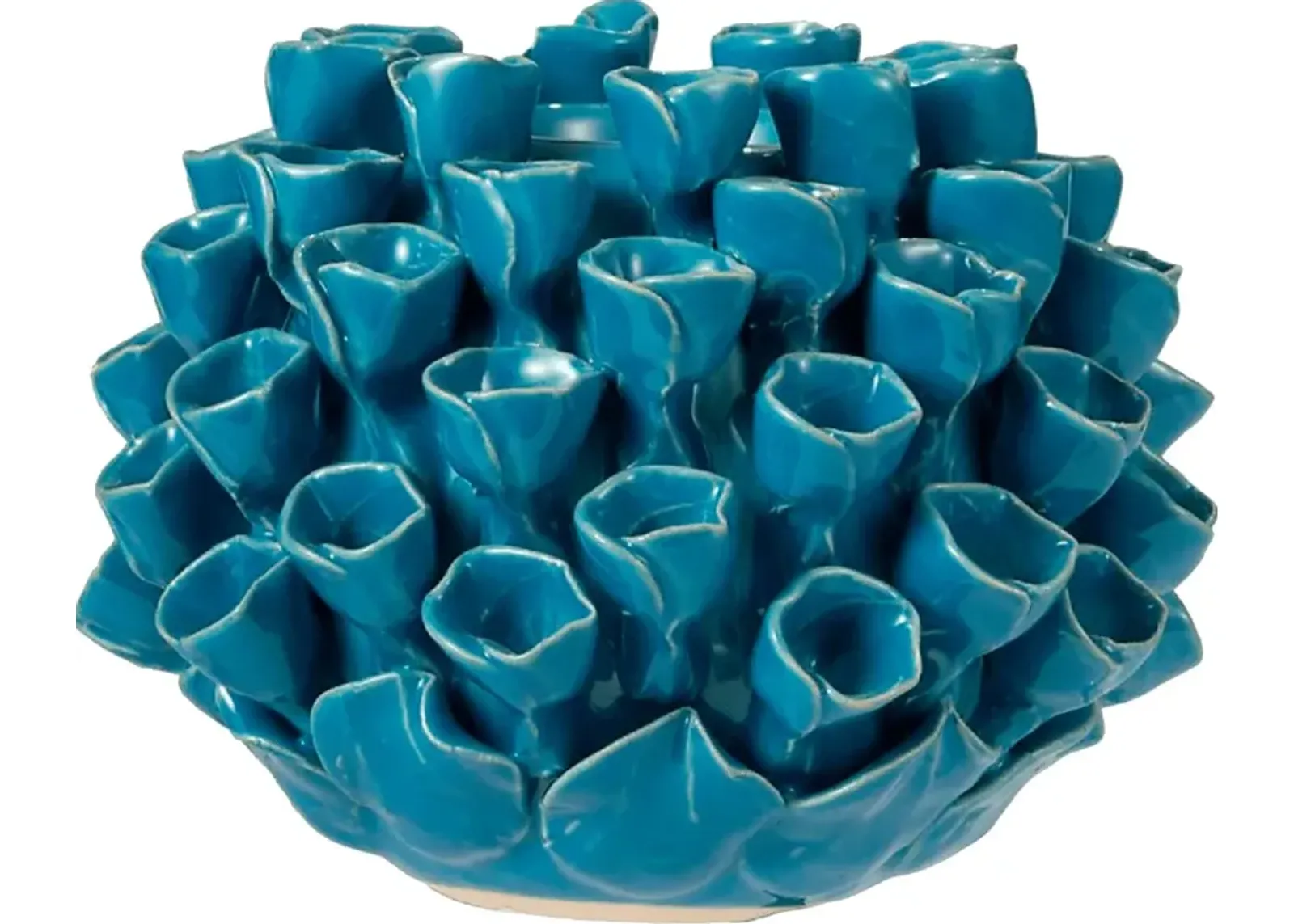 Idle Cay Blue Candle Holder