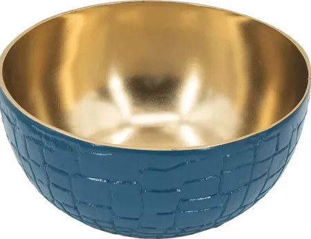Langney Reef II Blue Decorative Bowl
