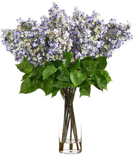 Beeger Purple Floral Arrangement with Vase