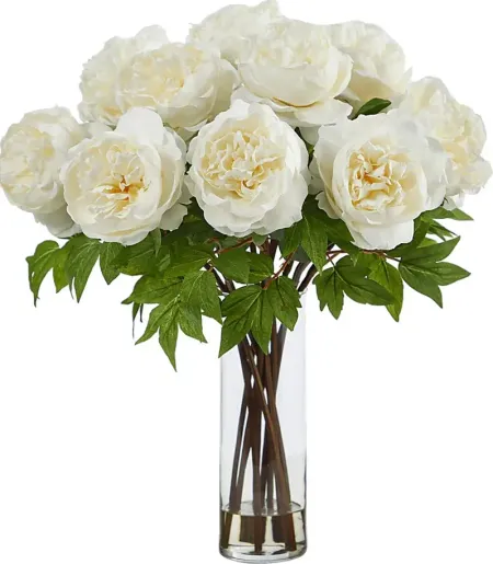 Camerota White Floral Arrangment with Vase