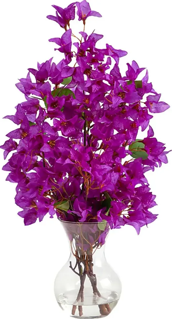 Durlston Purple Floral Arrangement with Vase