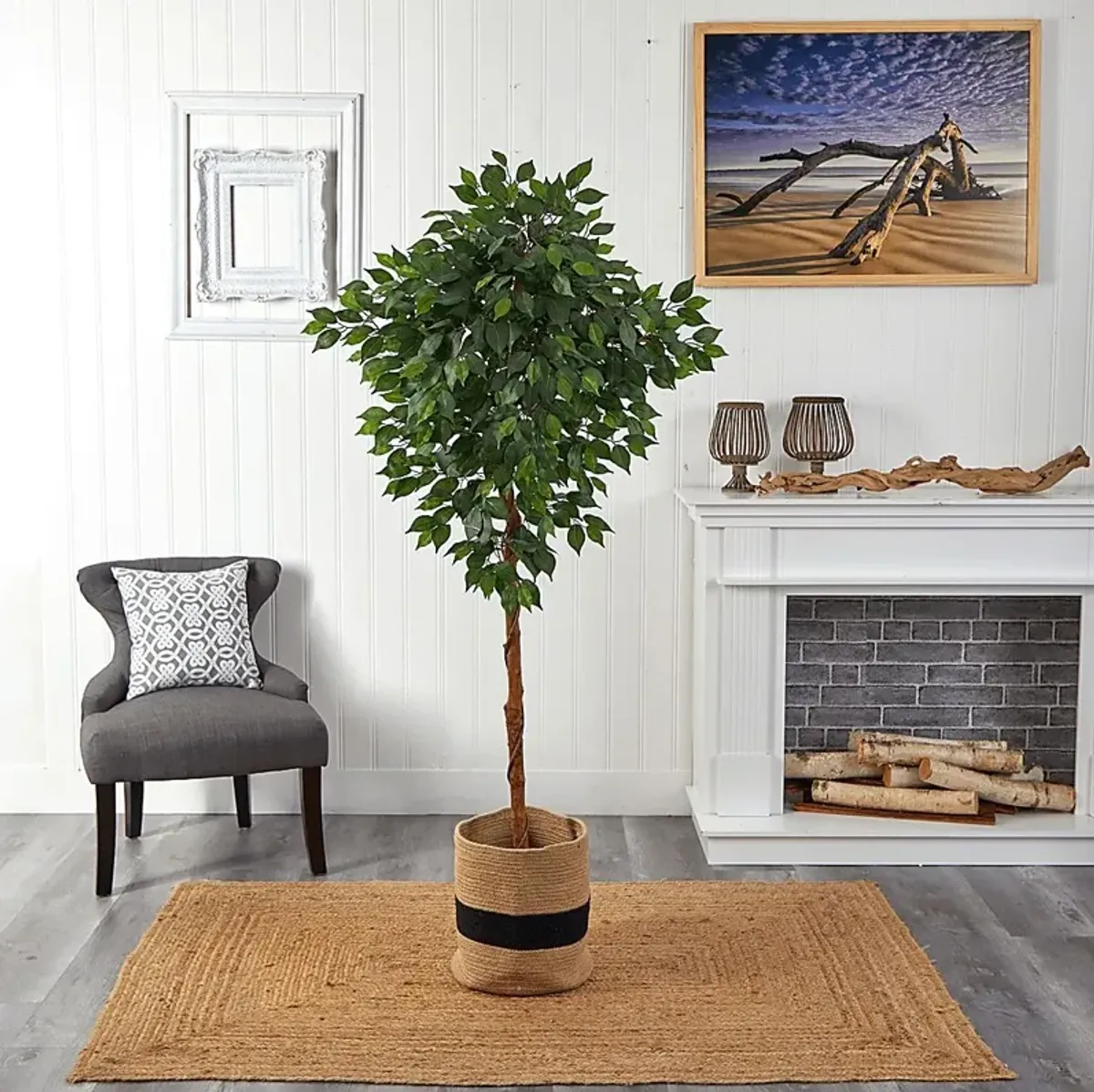 Cipriano Green Tree with Basket