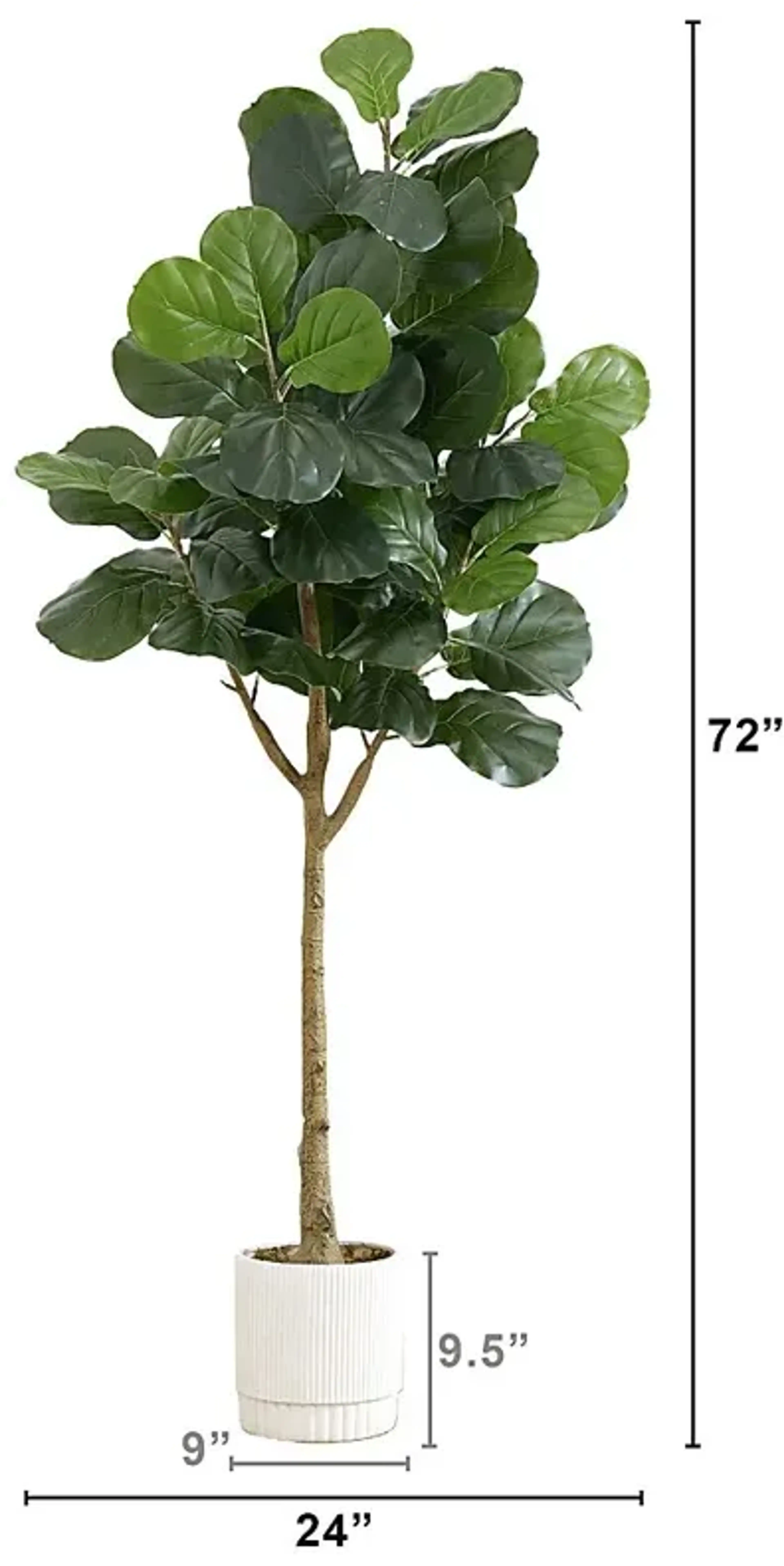 Esturion Green Tree With Planter Rooms To Go | Furniture.com