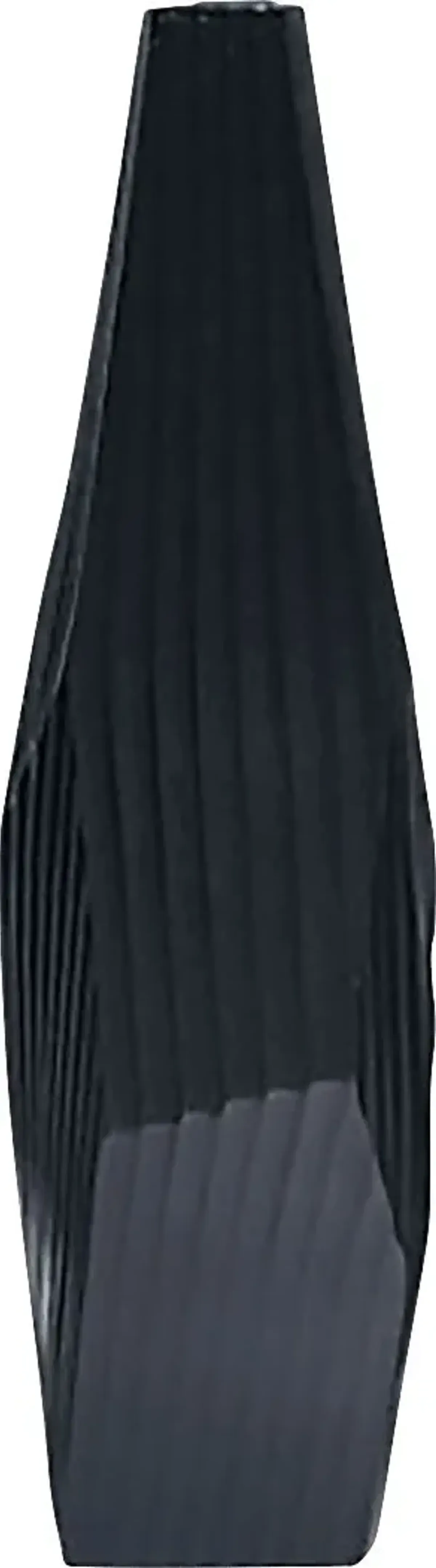 Rohrets Black 21 in. Vase