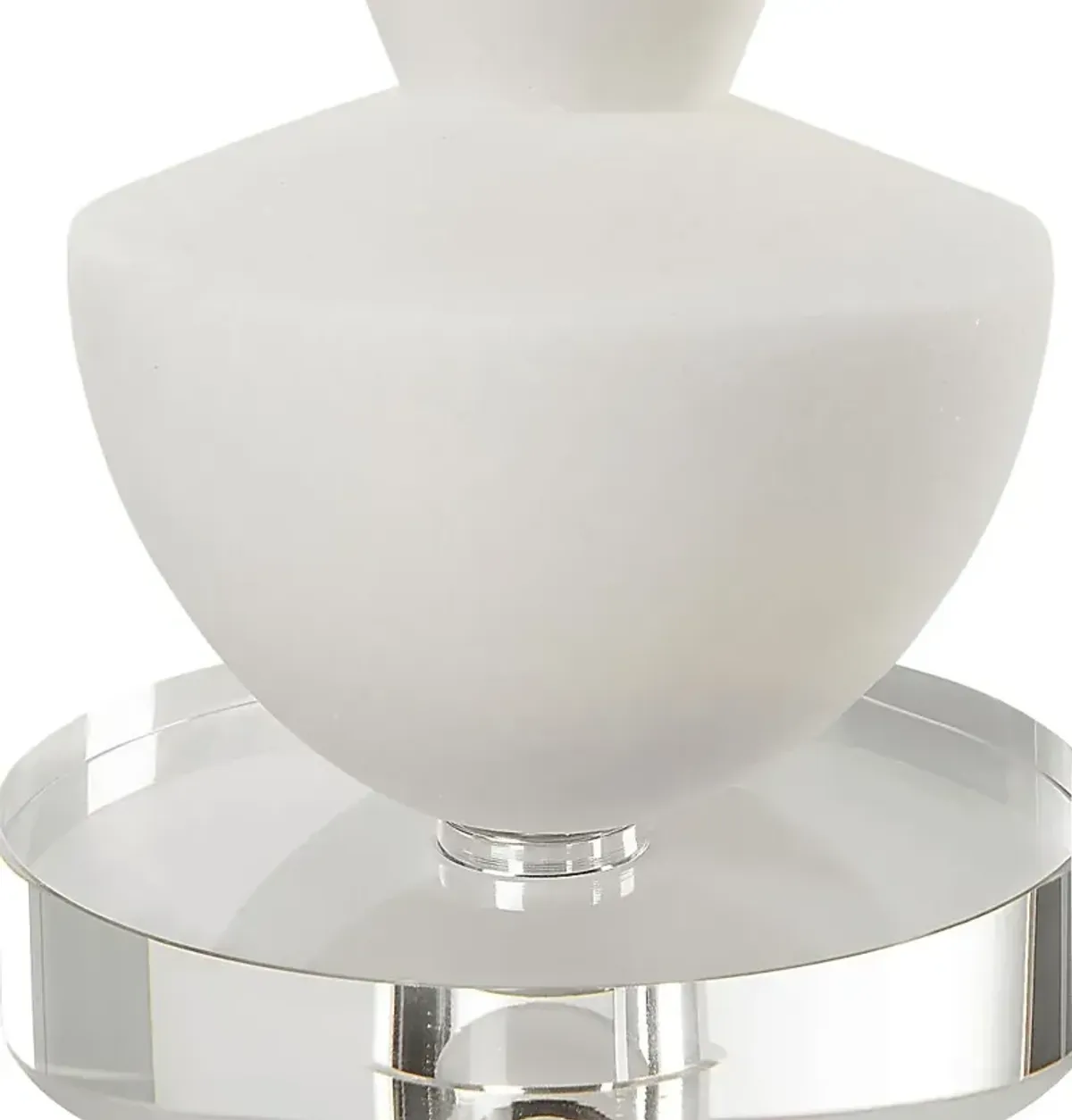 Toland White Candle Holder, Set of 2