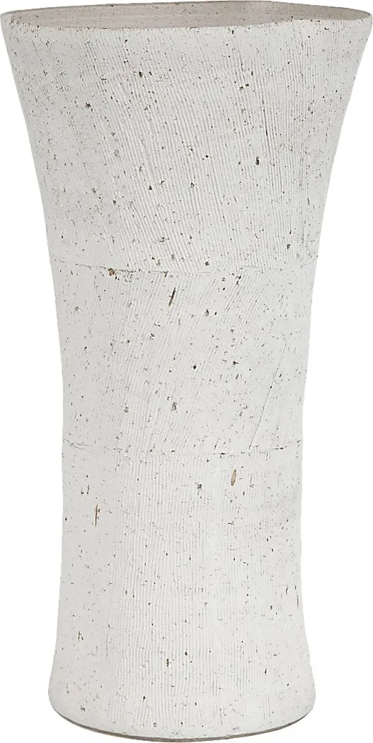 Galvan White Tall Vase