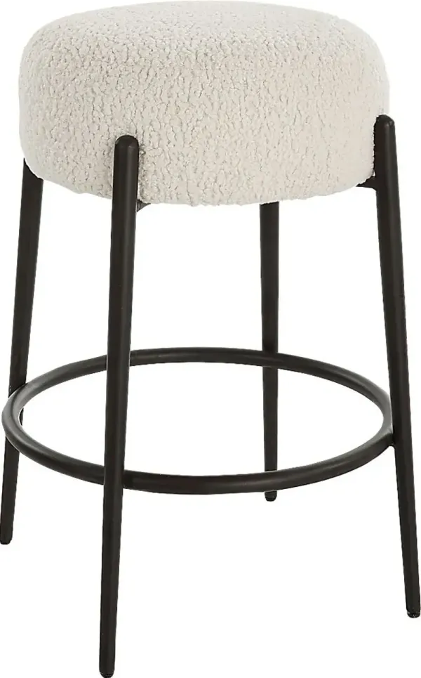 Enzian White Counter Height Stool