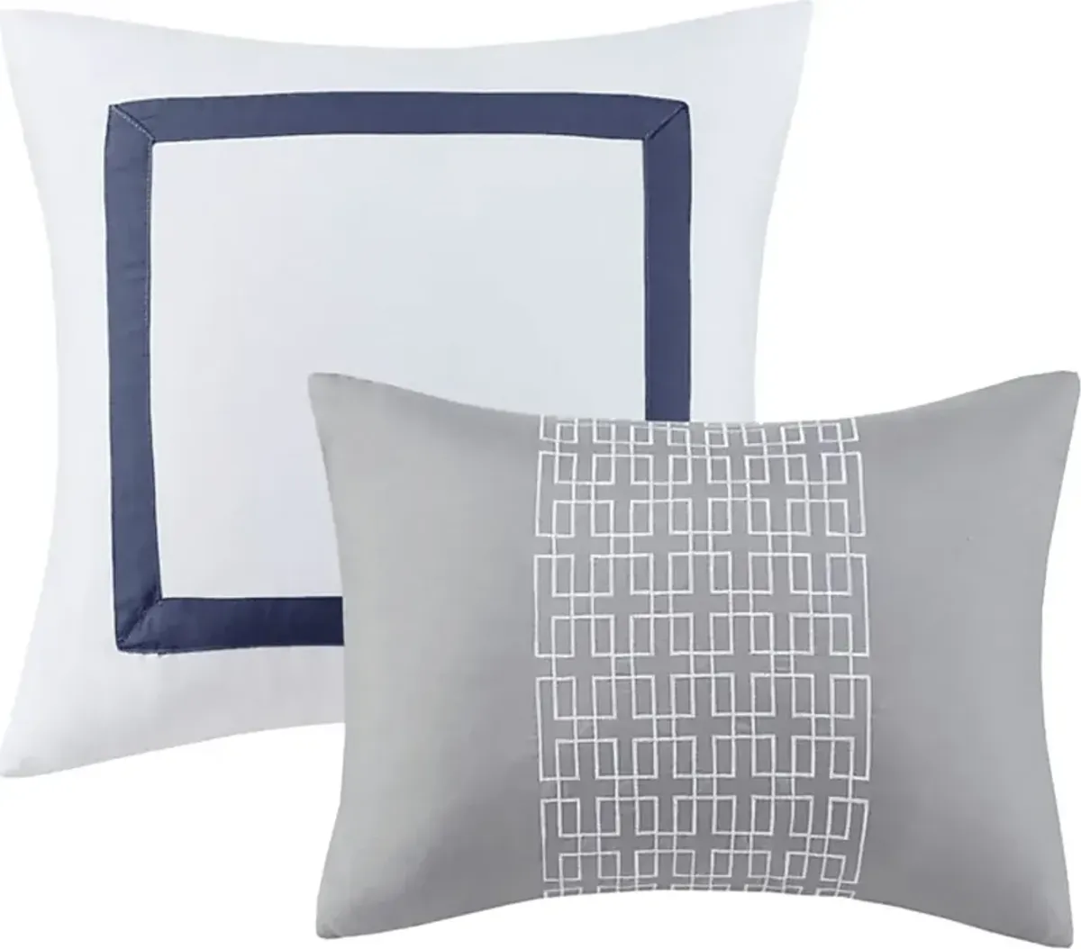 Marwin Blue 8pc King Comforter Set