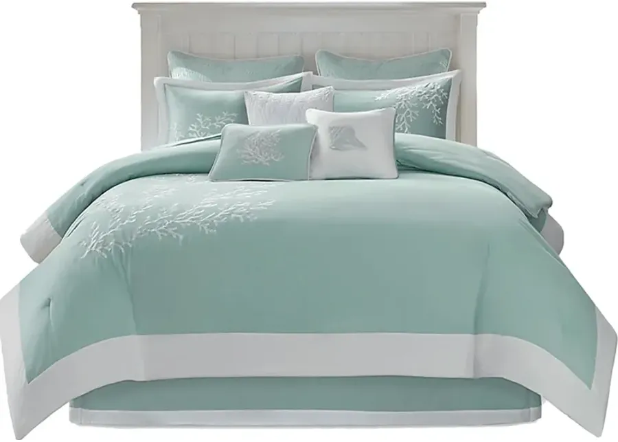 Braydan Blue Twin Comforter Set