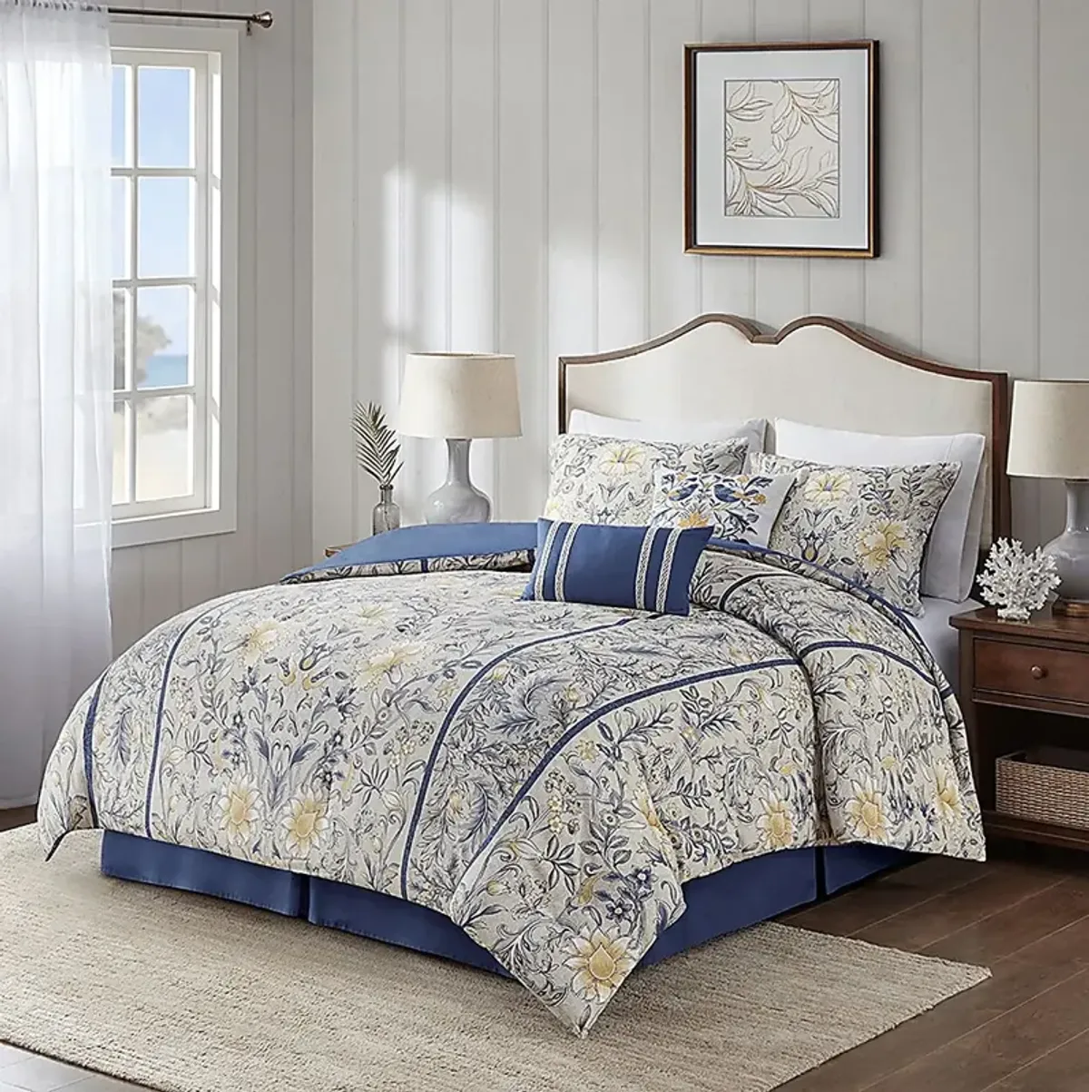 Belenne Multi 6pc Queen Comforter Set