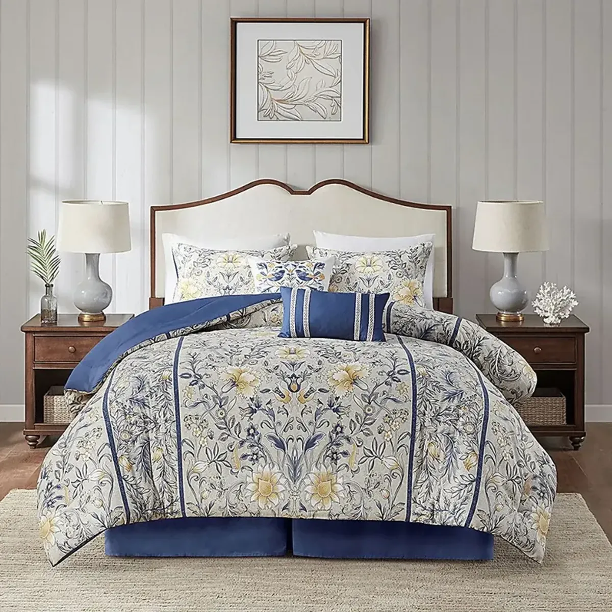 Belenne Multi 6pc Queen Comforter Set