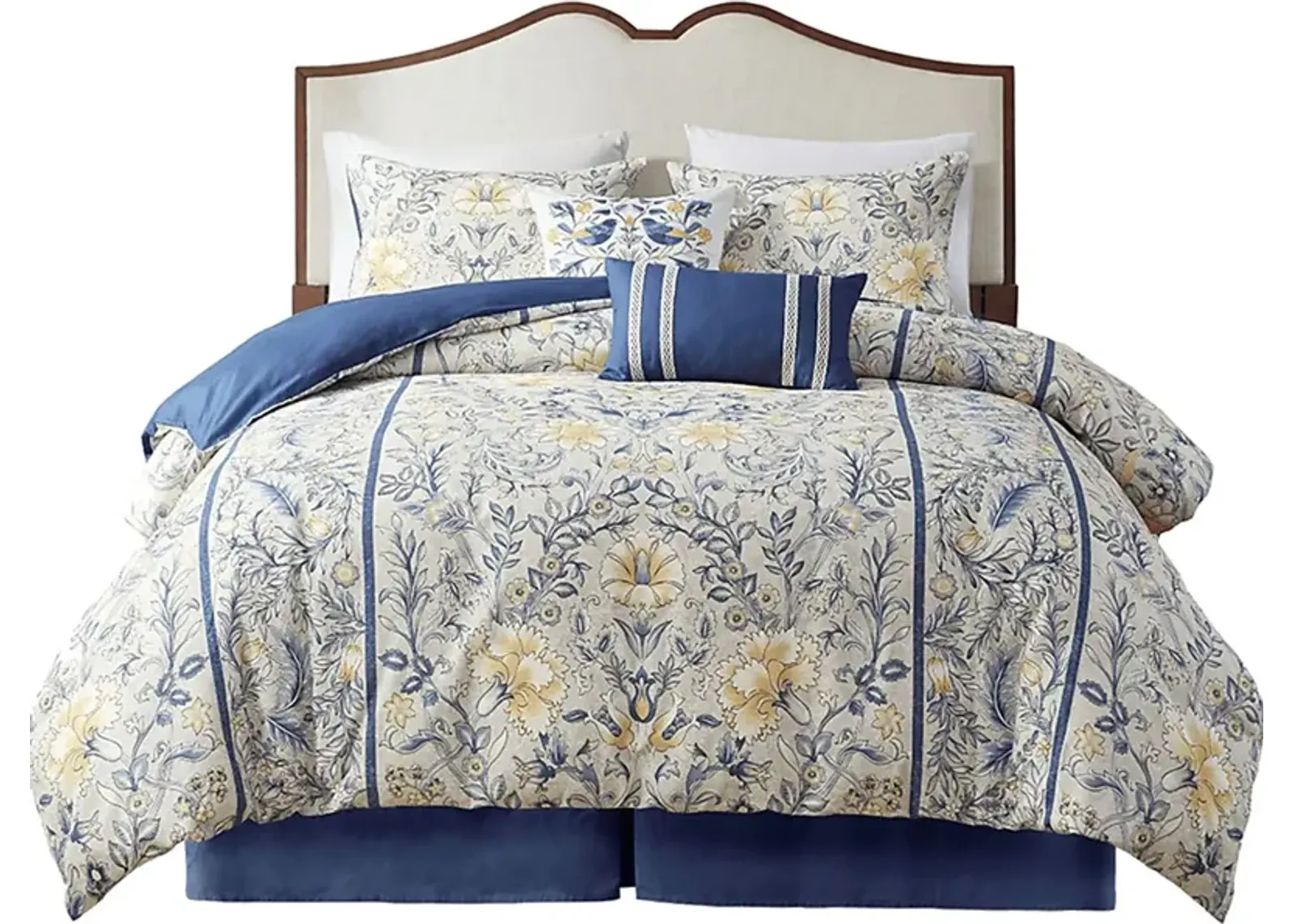 Belenne Multi 6pc Queen Comforter Set