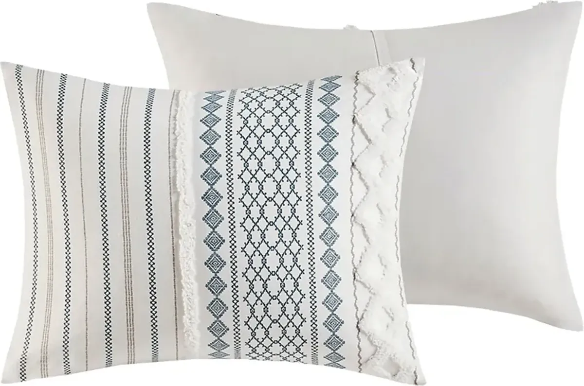 Xandr White King/ Cal 3 pc Comforter Set